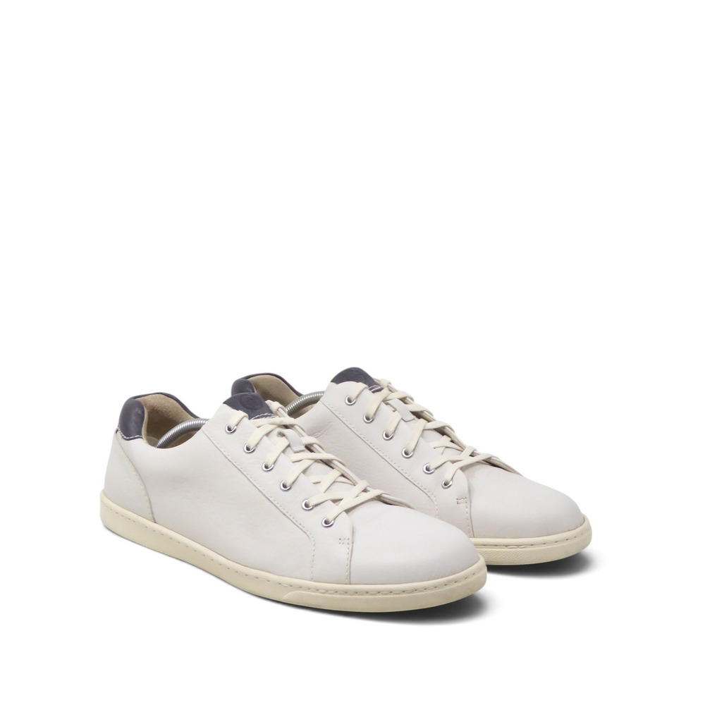 Born Ashram II Mens Sneakers Shoes Off White Leather Low Top Lace Up 12